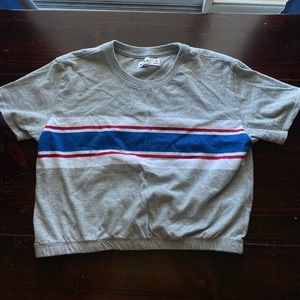 Hollister Striped Gray Tee